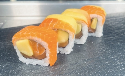 Lachs Mango roll (4stk)