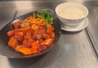 Süss Sauer mit Reis