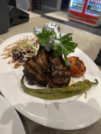 Lamm Kotelett (Pirzola)