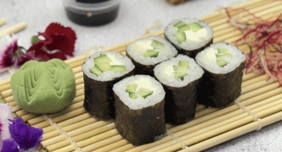 Gurke käse maki