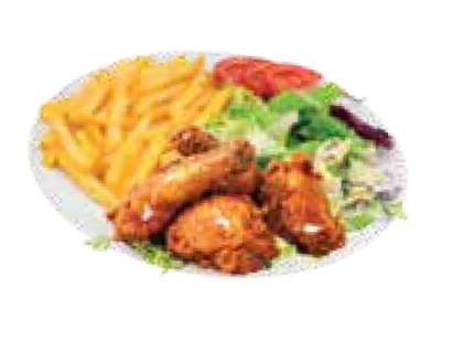 Pouletflügeli Teller