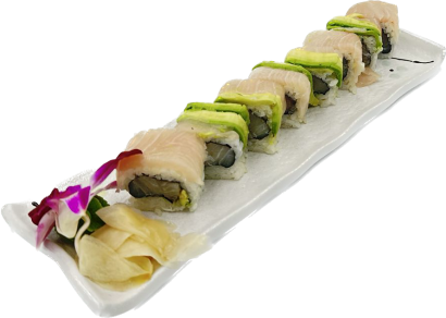 Rainbow roll Kingfish