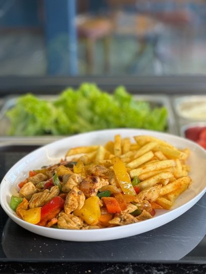 Poulet Kebab Teller