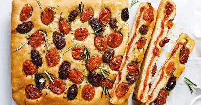Focaccia Al Salame Piccante