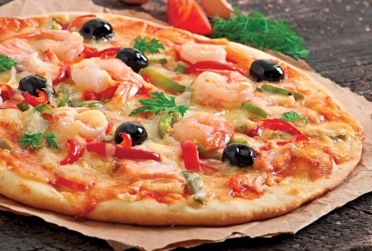 Pizza Scampi   50 CM