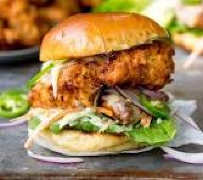 Chicken Strips Burger