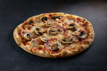 Pizza Prosciutto e Funghi   50 CM